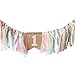 Baby Birthday Decoration - 1st Birthday Baby High Chair Banner Chair Tutu Skirt Decoration for Birthday Party Supplies (Pink&Green)