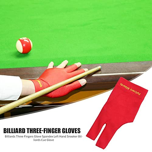 Image of Snooker and Pool Gloves 1pcs (Red)