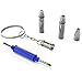 Mini Glasses Screwdriver Keychain Set (5 pack) 5-in-1 Function Screwdriver Eyeglass Repair Kit for Glasses, Sunglasses, Watch, Toy Batteries