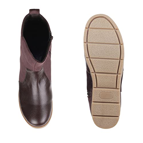 Image of Mochi Women Leather Ankle Boot