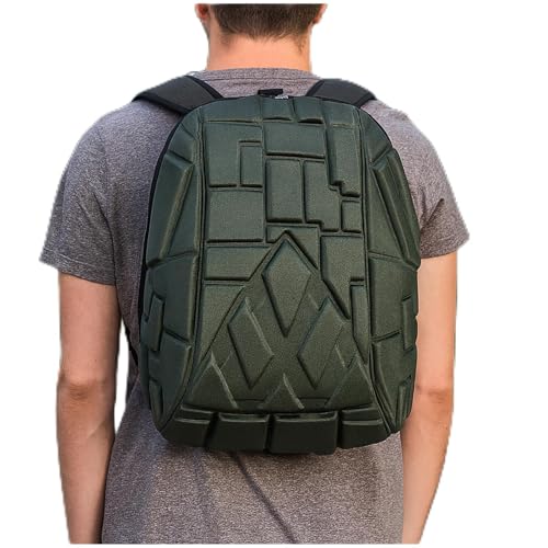 HTI living Stylischer Rucksack mit Hartschalen-Optik Ideal für Alltag, Schule und Reisen Rucksack Daypack