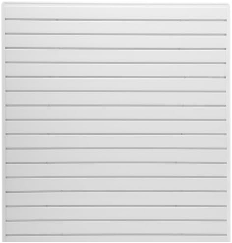 Jifram 01000789 Easy Living EasyWall Slat Wall Kit, White