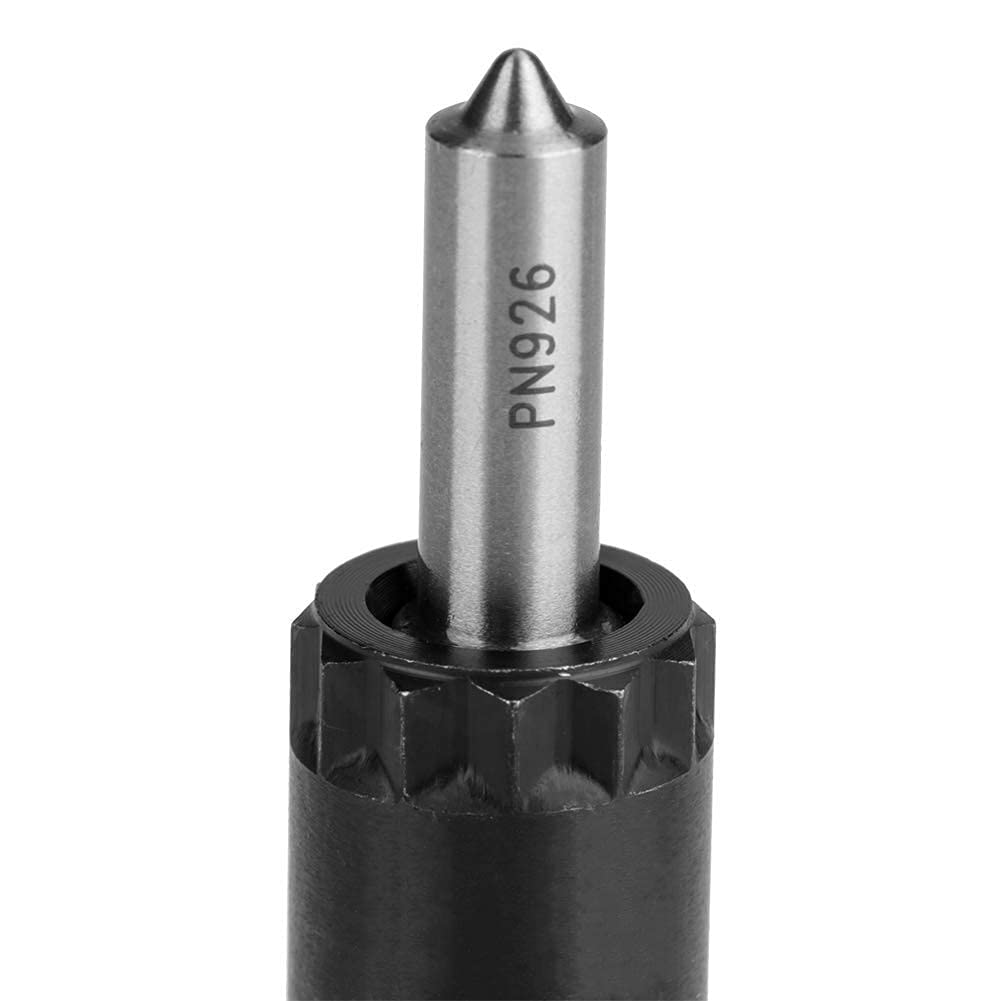 Iniettore di carburante Aramox, iniettore di carburante nero completamente in metallo 108 mm per Kipor 186F 186FA 186FAE 418CC