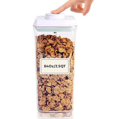 iChewie - BopTop (1 peça) Recipiente térmico de armazenamento de alimentos - embalagem selada mecânica de silicone, empilhável, livre de BPA - 2500 ml