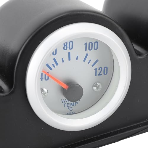 Aqxreight AQXREIGHTKW16C2E03M 3 In1 Triple Auto Gauge Meter Kit, 3 In 1 Car Gauge Meter Water Temperature Tachometer Oil Pressure Instrument Panel Replacement thumb #7