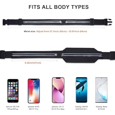 Running Fanny Pack for Women and Men, Classic Running Belt, Sports Waist Bag Pack, Belt Bag for Travel Hiking Running