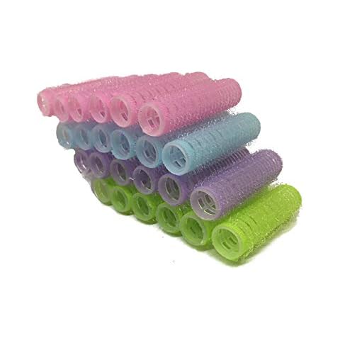Pack of 24 Self Grip Mini Small Hair Curlers Vented Rollers Pro Salon Hairdressing Cover