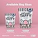 Taffy Shop Fluff Stuff, Cotton Candy Salt Water Taffy – Gourmet Soft Chewy Candy, Bulk Sweet Snack, Fresh Gift & Gluten-Free, 35 Individually Wrapped Pieces (7oz)