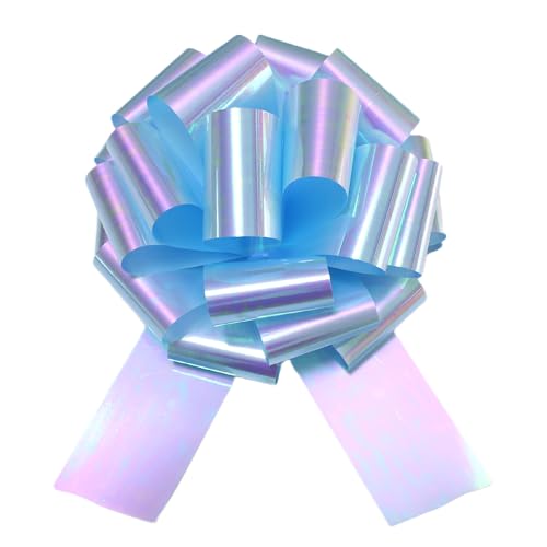 Image of 1Pcs Large Gift Bow,14 in Giant Pull Bow Big Blue Bow,Great Gift Bows for appliances,Bikes,Table Decorations and Party Events (Light Blue)