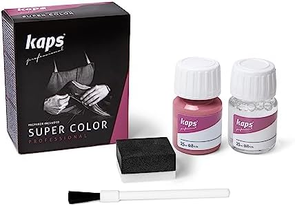 Kaps Super Color z Podkładem - Farba do Butów ze Skóry Naturalnej, Syntetycznej i Tekstyliów, 70 kolorów
