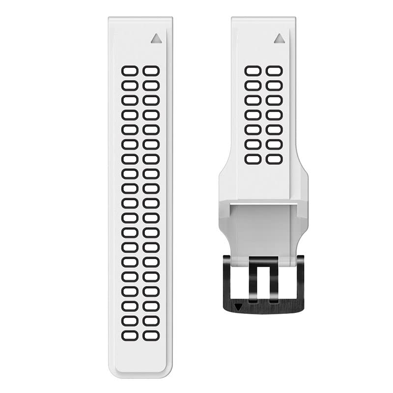 AMSOH 22 26mm Silicone Straps For Garmin Fenix 7 7X Pro 6X 6Pro 3HR 935 945 Watchband Quick Release Fenix 5X Smart Watch Band Bracelet (Color : A, Size : 26mm For Fenix 6X Pro)