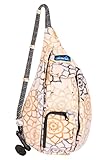 KAVU Mini Polar Rope Sling Crossbody Fleece Polyester Bag - Snow Garden