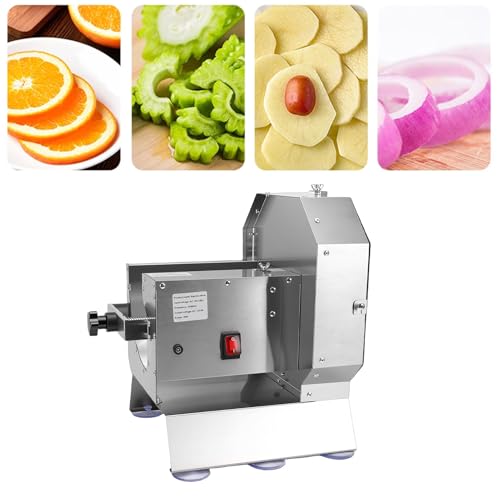 Cortadora manual de vegetales y frutas ajustable acero inox miniatura 1