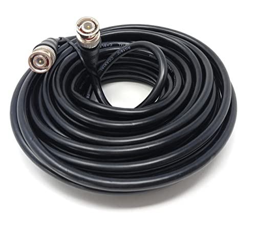 DRUT 10m BNC to BNC Cable Lead, Coaxial RG59/RG59U 75ohm for CCTV Video Camera Male to Male Plugs 33ft - Image 2