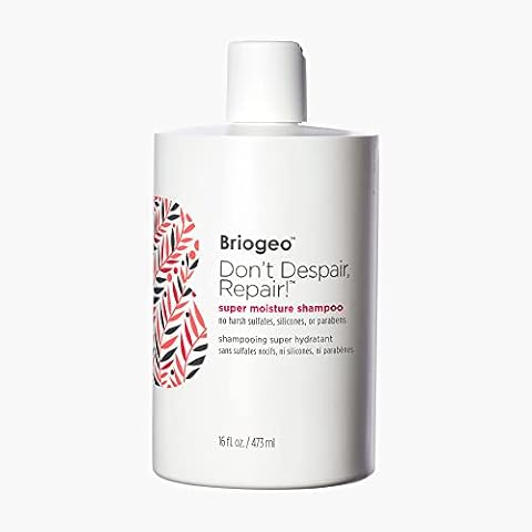 Briogeo Don't Despair, Repair! Super Moisture Shampoo, Dry Damaged Hair, Hair Shampoo with Argan Oil for Hair, Hair Moisturizer Hair Treatment, Protein Shampoo, Vegan, Cruelty-Free, 16 fl oz Cover
