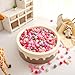 GOGOSO Star Heart Moon Ball Pit Balls, Shaped Play Balls for Ball Pit, 100 200 500 1000 Crush Proof Bpa Free Kids Toddler Baby Pastel Pelotas,Gentle Pink Hue, 100