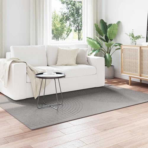 Alfombra de pelo corto 170 x 120 cm LoogCape Galati lavable para proteccion suelo 2