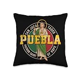 San Judas santo patrono de lo imposible con Puebla Mexico Throw Pillow