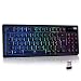 Produktbild ZJFKSDYX L87 Kabelloses Gaming Tastatur, QWERTZ DE-Layout LED Hintergrundbeleuchtung, 1850mA Batteriekapazität Kabelloses Tastatur für Gamer