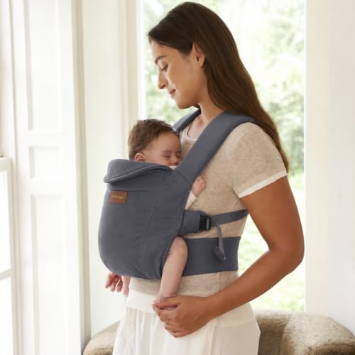 Image of Momcozy Newborn Carrier WeeSnug - Lightweight and Cozy Comfort for 7-25 lbs