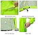 Hugut Men's Cycling Running Rain Jacket Lightweight Waterproof Biking Hiking Windbreaker Raincoat Reflective Packable