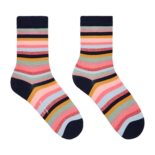 PS Paul Smith Women's 3-Pack Lurex Socks, Multicolor, One Size3