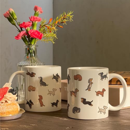 Taza de porcelana blanca 11 oz para café miniatura 3
