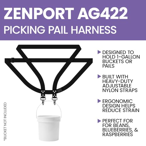 Arnés para Cubeta Zenport AG422, 1 galón, negro miniatura 4