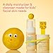 Evereden Kids Travel Essentials Set: Clean, Vegan 5-Piece Skin Care Travel Set for Kids | Body Wash, Lotion, Face Wash, Cream, 2-in-1 Shampoo & Conditioner | Travel Size | Kids Easter Basket Stuffers