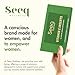 Seeq Wellness Vitamin E Suppositories - Vaginal Dryness and Iritation Relief - Menopause Support - All Natural Feminine Care - 35 IU - 24 Count