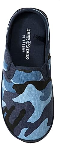 Deer Stags Boy's Lil Spike Slipper, Navy/Blue CAMO, 3 Little Kid | Image 1