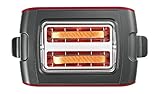 Bosch TAT6A114 Kompakt-Toaster ComfortLine, automatische Brotzentrierung, Auftaufunktion, 1090 W, rot/anthrazit - 2