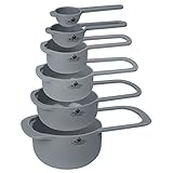 Set aus sechs hochwertigen Messschüsseln; 7,5ml, 15ml, 60ml, 85ml, 125ml, 250ml