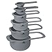 Produktbild O-ishii MeasureMaster 6-teiliges Messbecher Messlöffel Set aus Kunststoff Measuring Cups für Backen und Kochen