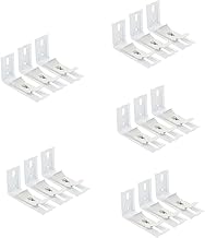 HOMSFOU 15 Pares De Suporte De Parede Para Persianas Cortinas De Janelas Hastes De Cortina Para Janelas Suporte Para Persianas Verticais Substituição De Ripas Suportes De Persianas