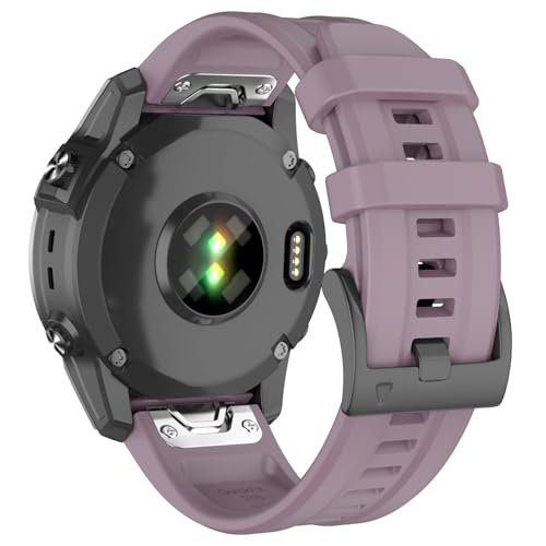 22mm �r���v�o���h Garmin Fenix 7/ Fenix 6/ Fenix 5/ Fenix 8 47mm/ Tactix 8 47mm�p �\�t�g�V���R�������p�N�C�b�N�t�B�b�g�o���h Quatix 7/7 Pro Fenix 5 Plus/Fen