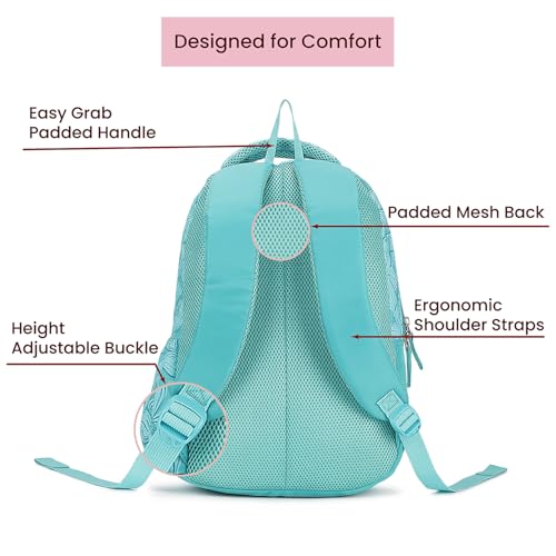 Image of Genie Laptop Backpack for Women & Girls (36L) | Versatile Office, College & Travel Laptop Backpack | Multi-Compartment, Water Resistant, Lightweight