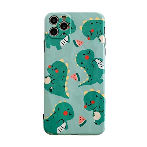 Preisvergleich Produktbild ZHANGSHUANG Obst Handyhülle, Niedlicher Kleiner Dinosaurier, Geeignet Für iPhone X11 7 / 8 Anti-Drop Xr Soft