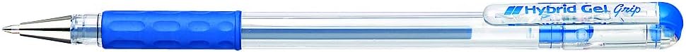 Pentel Hybrid Gel Grip Rollerball Pen 0.6mm Tip 0.3mm Line Blue Ref K116-CE [Pack of 12]