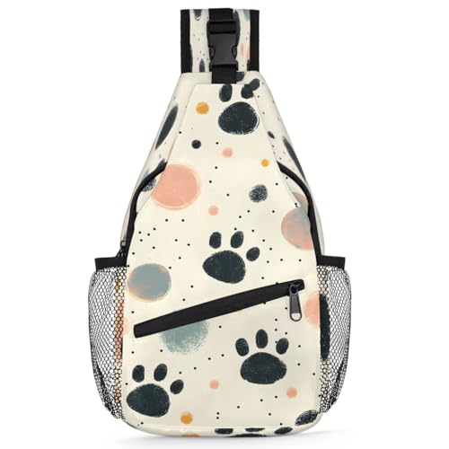 Mochila sling unisex para viaje y senderismo
