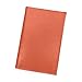 LOLUNA® Etui carte grise cuir, permis conduire voiture, identité et assurance - 4 volets - plusieurs couleur homme et femme (Orange)