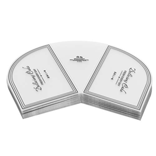 Respicefinem 100 piezas triangulares para pastel, mousse transparente, borde circundante, bandeja para envolver pasteles, decoración