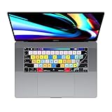 Tastatur-Abdeckung für Adobe Photoshop MacBook Pro 2020+ mit 13 Zoll und 16 (33 cm) (40,6 | echte Shortcut-Abdeckung von Editors Keys nicht andere MacBook-Modelle geeignet
