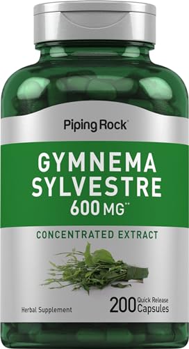 Piping Rock Gymnema Sylvestre Supplements | 200 Capsules