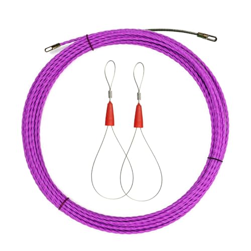 Image of 15M Professional Wire Puller for Electrician, Flexible Wire Lead Threading Device Tool, Electrical Cable Puller Kit with Fish Tape for Conduit Installation (15m)