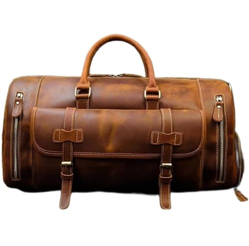 Handbags For Men Leather Travel Duffles Travelling Shoulder Laptop Bags Real Cow Skin Hand Luggage Bags