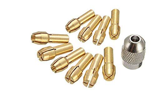 DIY Crafts Pattern No # 2, 0.5-3.2mm Brass Drill Chuck Collet Bits, 10 Pcs 0.5-3.2mm Brass D (Pattern No # 2, 0.5-3.2mm Brass Drill Chuck Collet Bits) (B077GF1DTG) Amazon Price History, Amazon Price Tracker