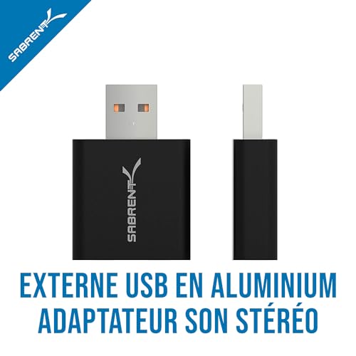 Carte Son Externe USB vers Jack 3.5mm compatible PC Mac PS4 PS5