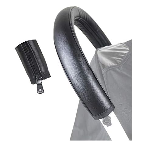 Baby Stroller Accessories for Babyzen Yoyo Yoya Armrest Handle Covers Pu Leather Protective Case Cover (Black) Cover