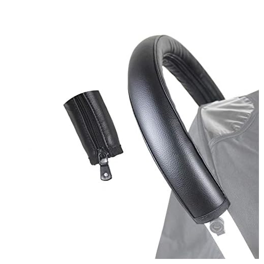 Accessoires de poussette pour Babyzen Yoyo Yoya Accoudoir Couvre poignée (Noir)